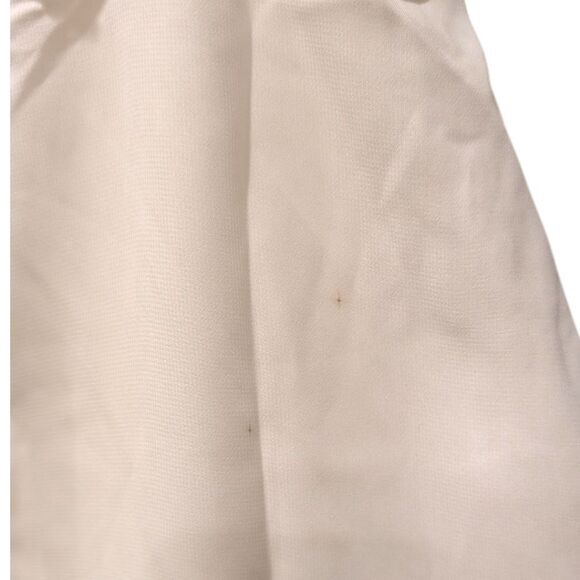 House of CB Princess ivory georgette mini dress Cream Puff Sleeve Women's XS - Picture 8 of 11